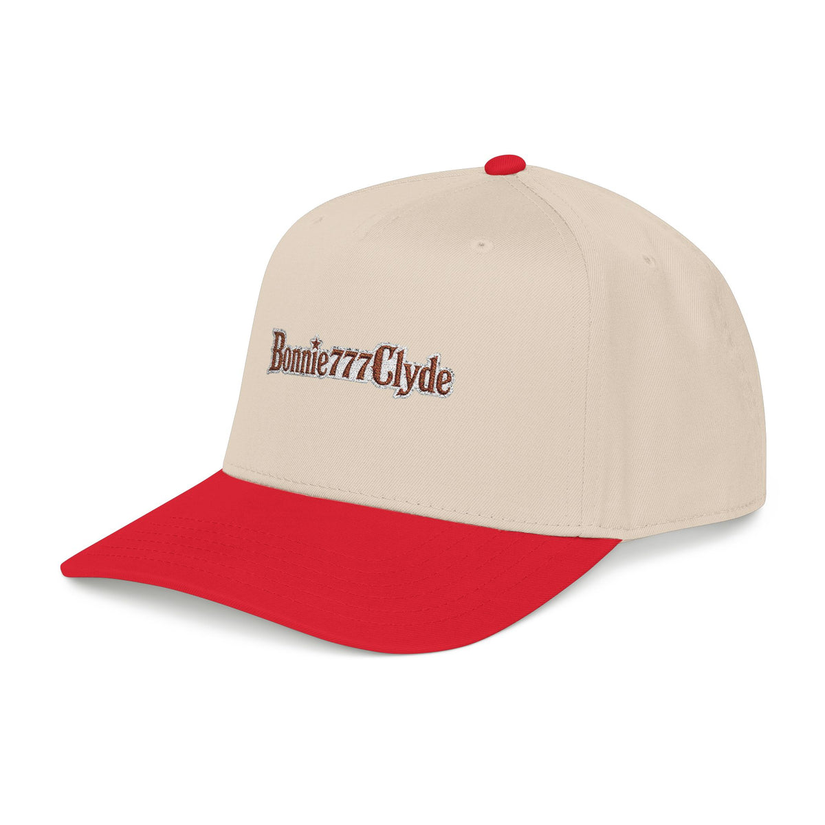 Bonnie777Clyde Two Tone Embroidered Cap