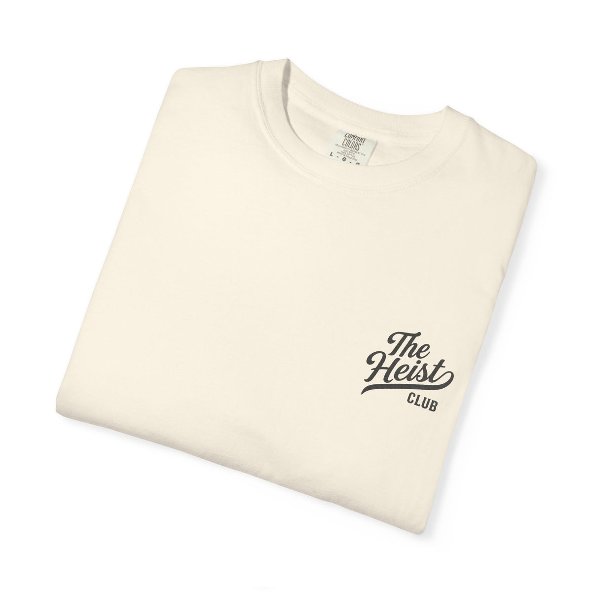 The Heist Club Minimal Logo Tee | Comfort Colors Garment-Dyed T-Shirt