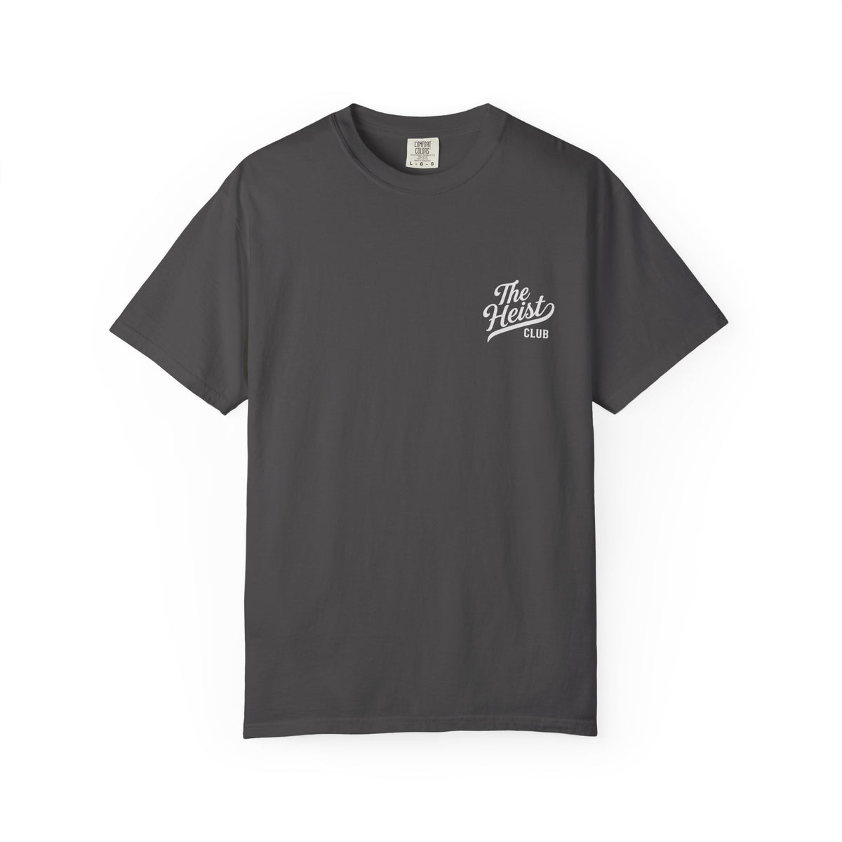 The Heist Club Minimal Logo Tee | Comfort Colors Garment-Dyed T-Shirt