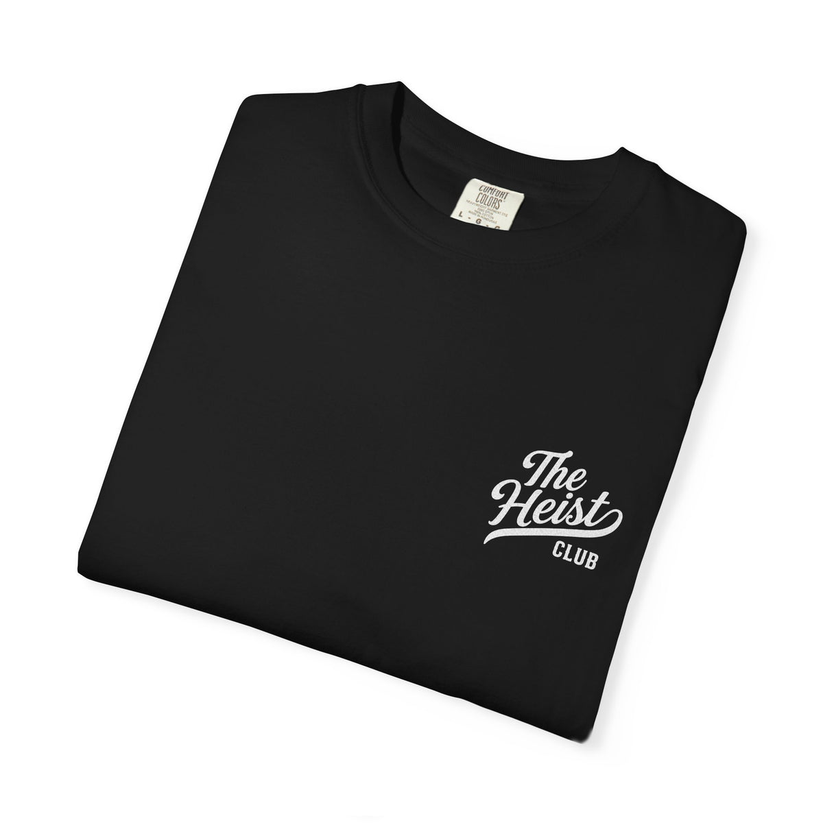 The Heist Club Minimal Logo Tee | Comfort Colors Garment-Dyed T-Shirt