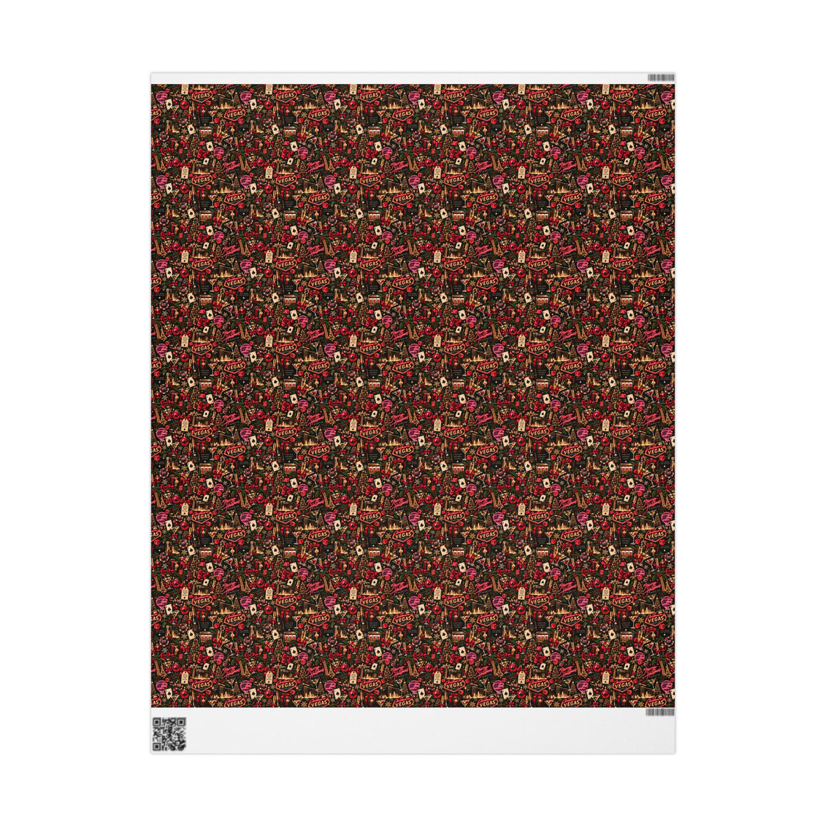 Vegas Merry Heistmas Casino Wrapping Paper