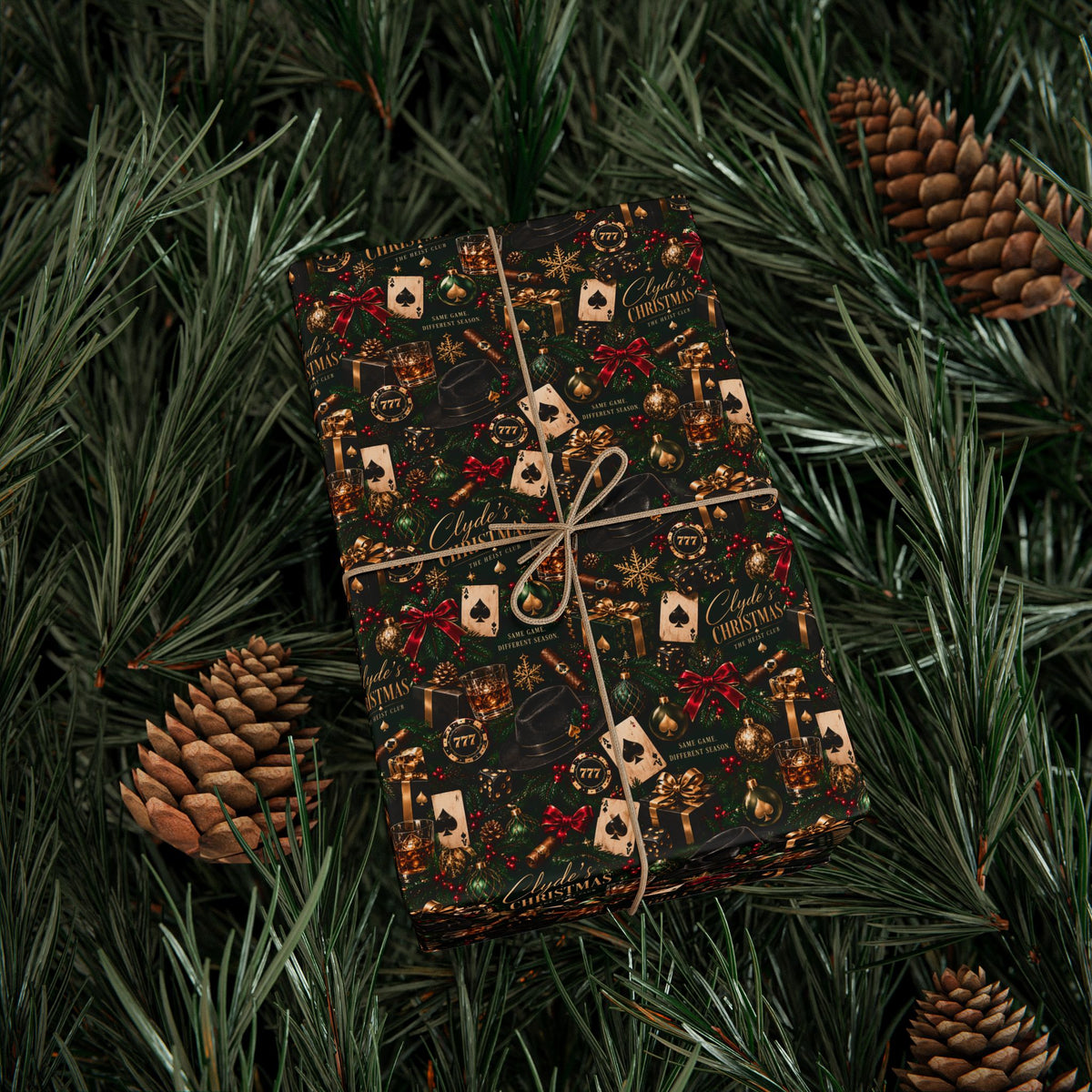 The Heist Club Clyde Casino Wrapping Paper