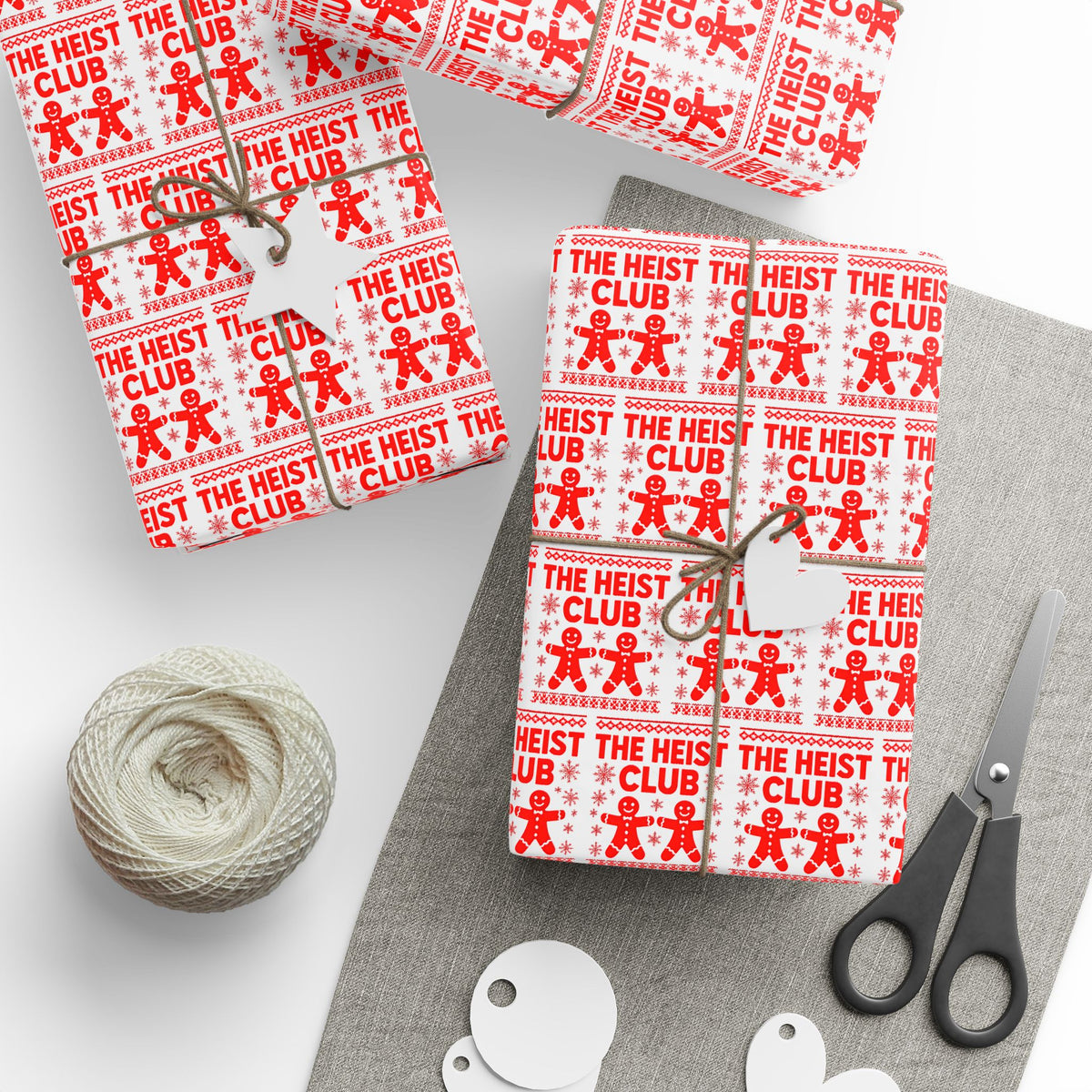 The Heist Club, Gingerbread Wrapping Paper