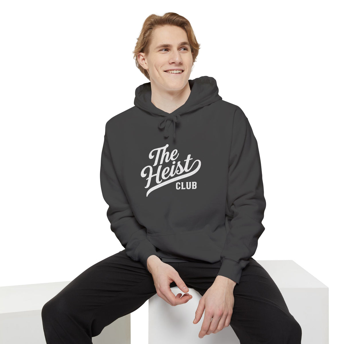 The Heist Club Classic Hoodie | Vintage Logo Pullover