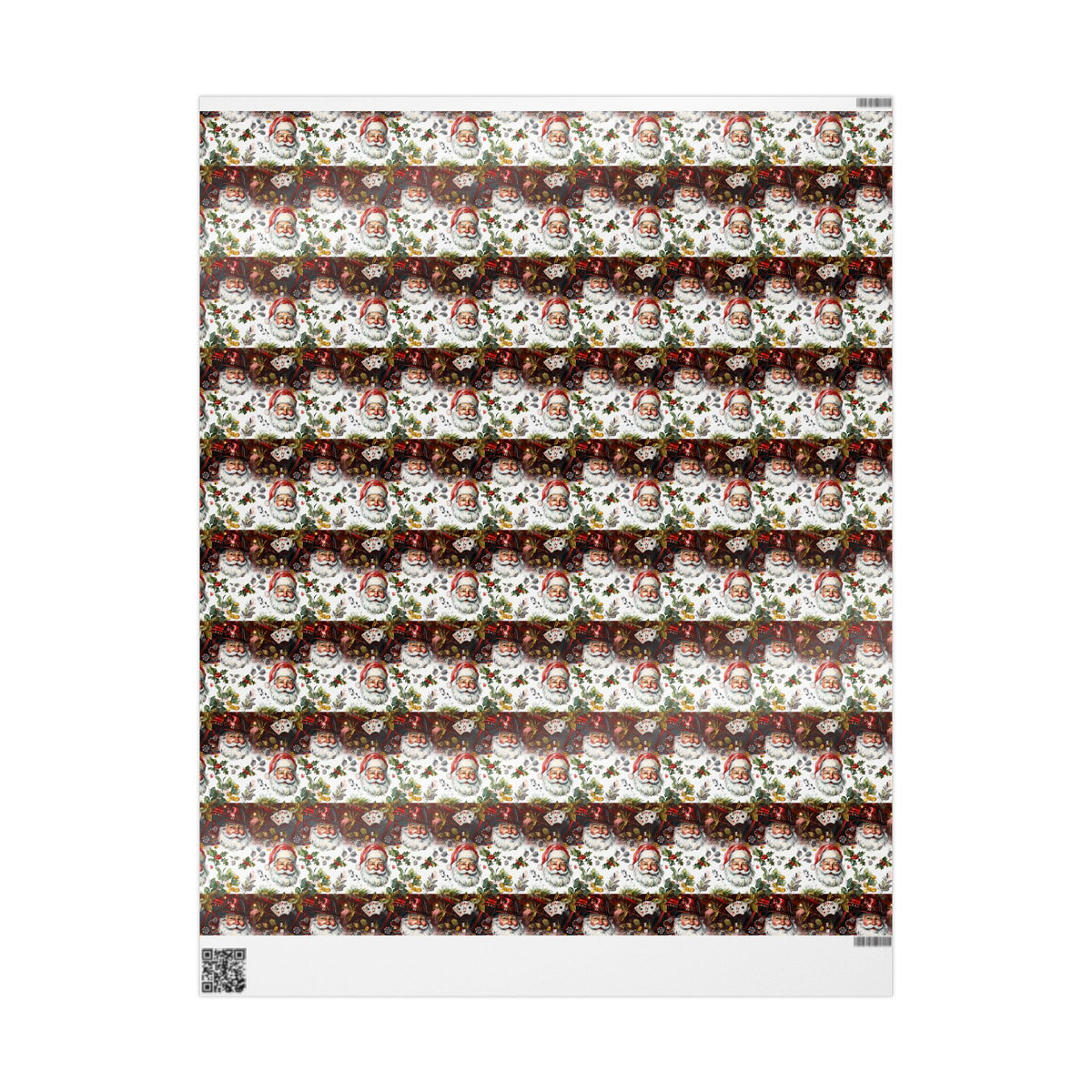 Christmas Casino Santa Wrapping Papers