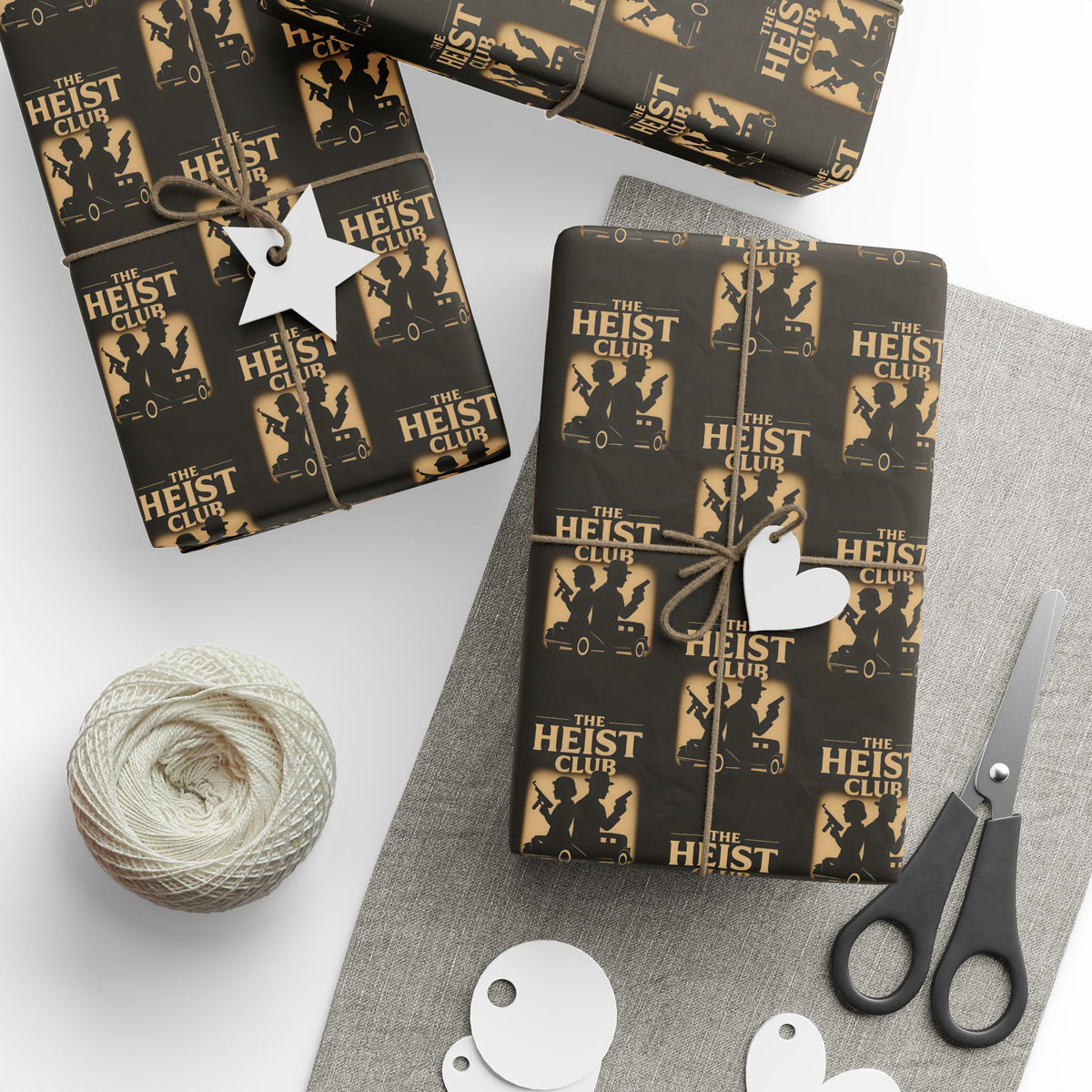 The Heist Club, B&C Pattern Wrapping Paper