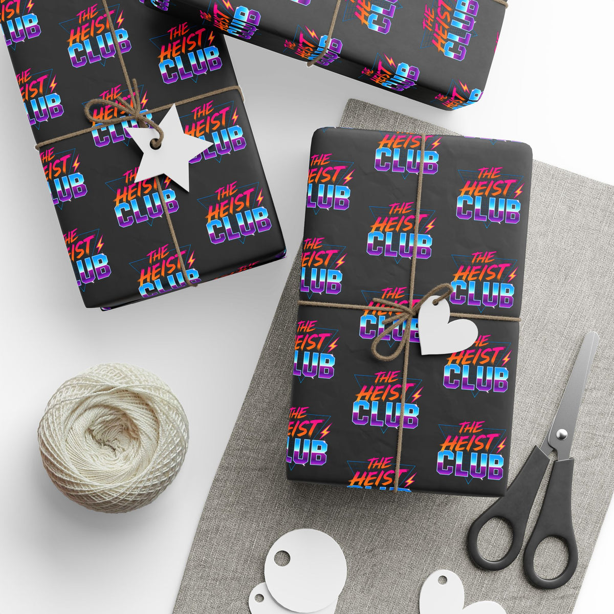 The Heist Club 80’s Gift Wrap