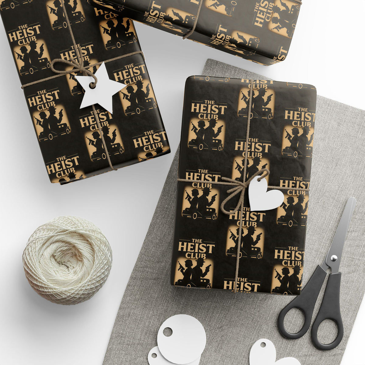The Heist Club, B&C Pattern Wrapping Paper