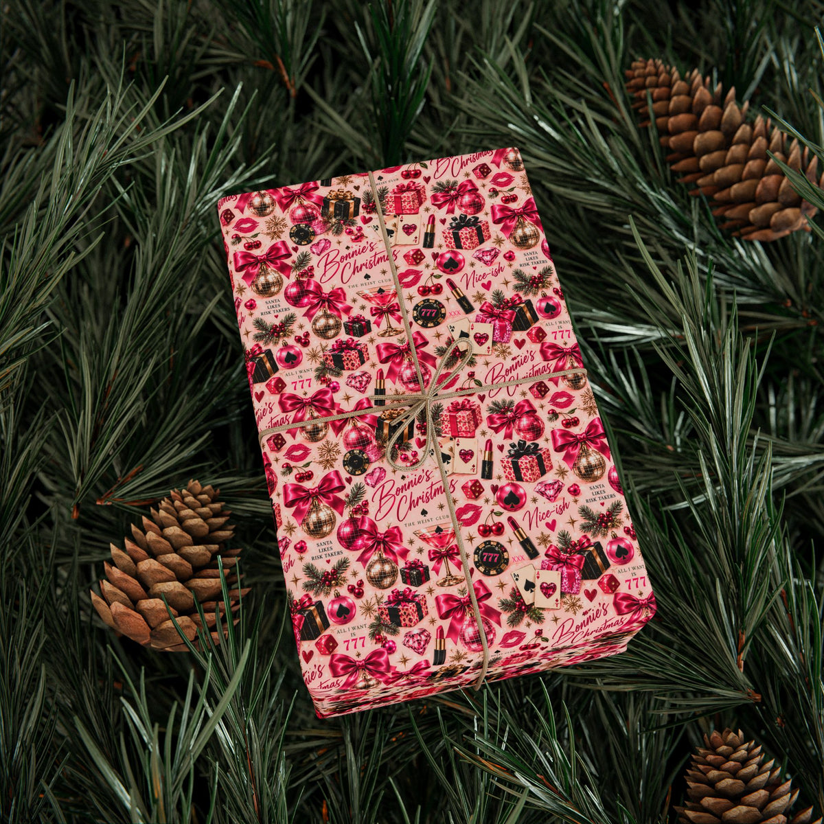 The Heist Club Bonnie Casino Wrapping Paper