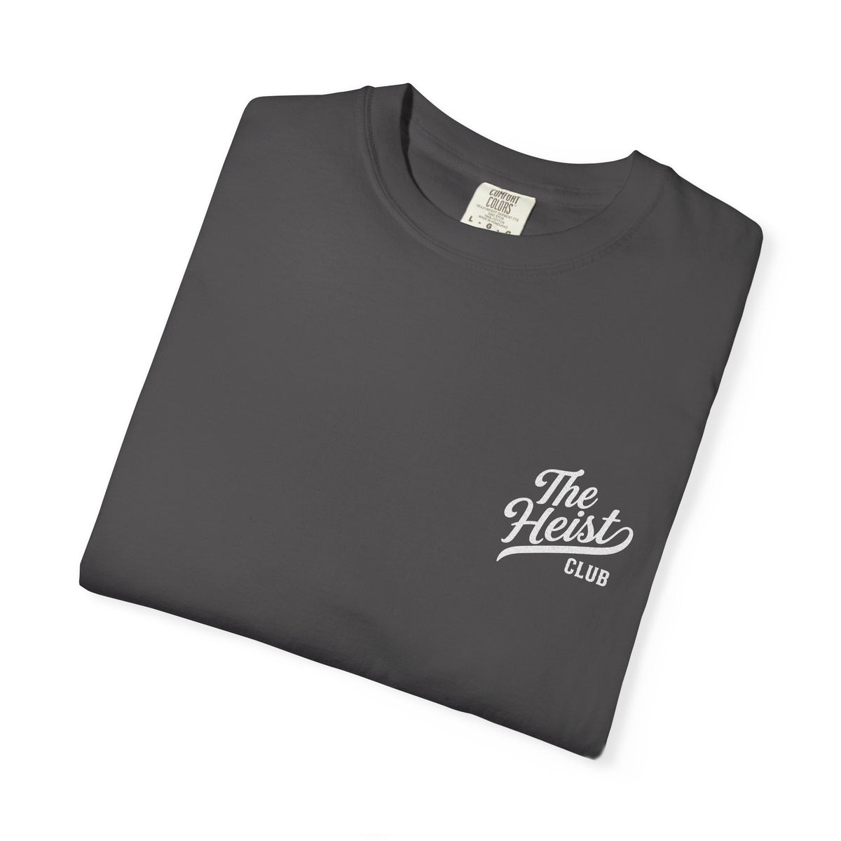 The Heist Club Minimal Logo Tee | Comfort Colors Garment-Dyed T-Shirt