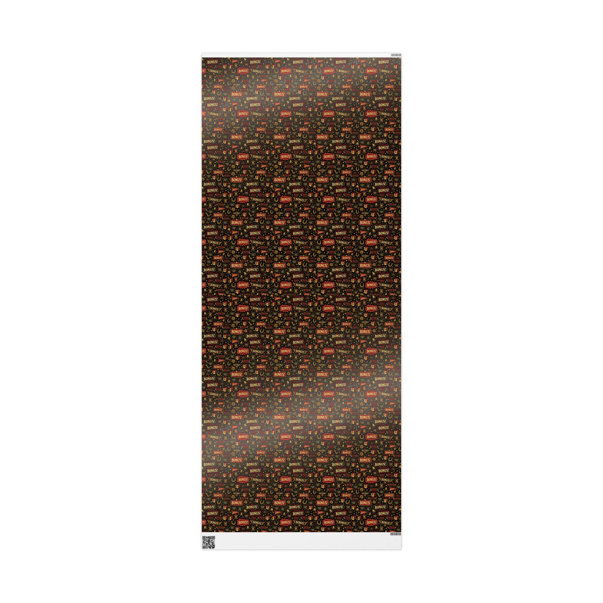 Jackpot Christmas Casino Wrapping Paper | The Heist Club