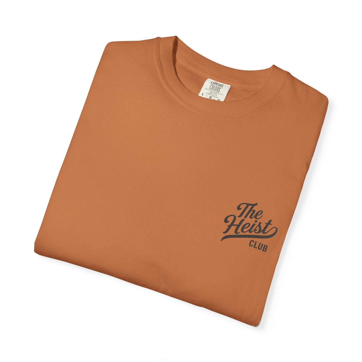 The Heist Club Minimal Logo Tee | Comfort Colors Garment-Dyed T-Shirt