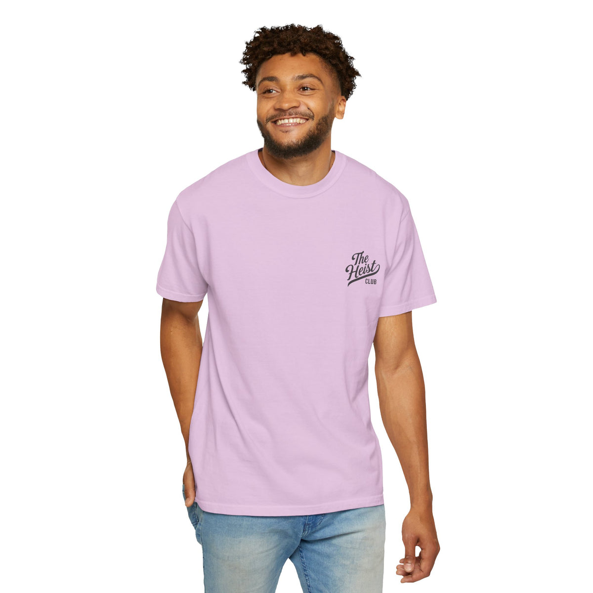 The Heist Club Minimal Logo Tee | Comfort Colors Garment-Dyed T-Shirt