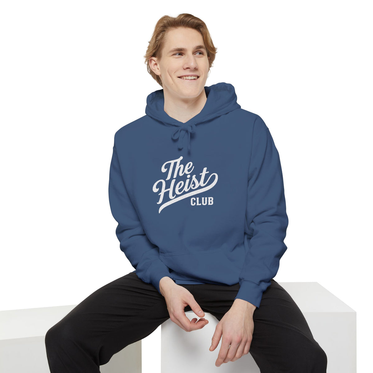 The Heist Club Classic Hoodie | Vintage Logo Pullover