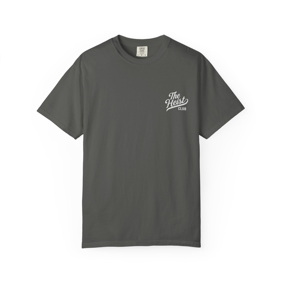 The Heist Club Minimal Logo Tee | Comfort Colors Garment-Dyed T-Shirt