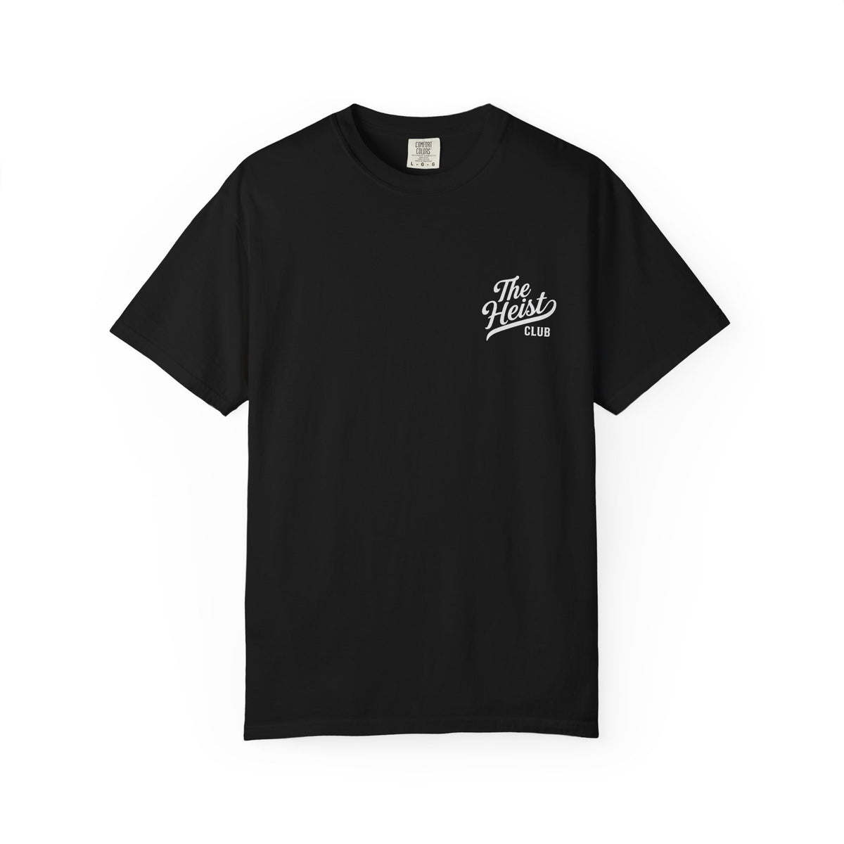 The Heist Club Minimal Logo Tee | Comfort Colors Garment-Dyed T-Shirt