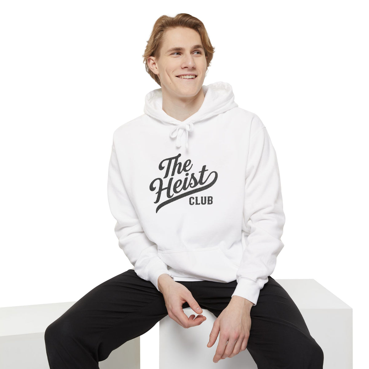 The Heist Club Classic Hoodie | Vintage Logo Pullover