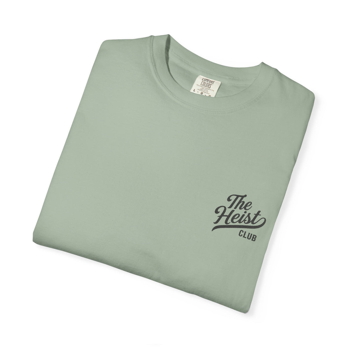 The Heist Club Minimal Logo Tee | Comfort Colors Garment-Dyed T-Shirt