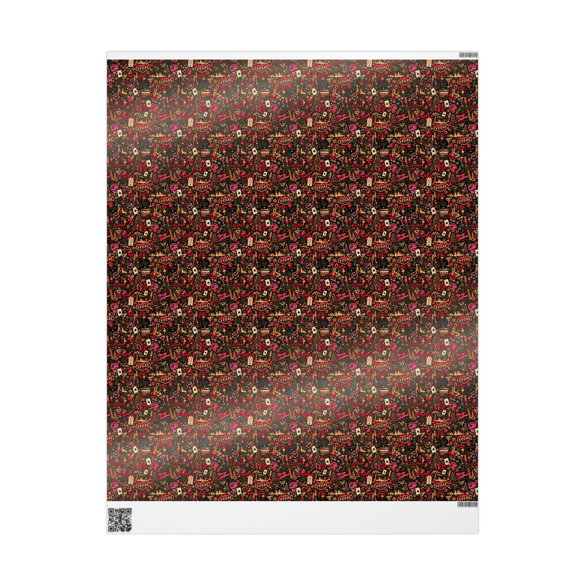 Vegas Merry Heistmas Casino Wrapping Paper