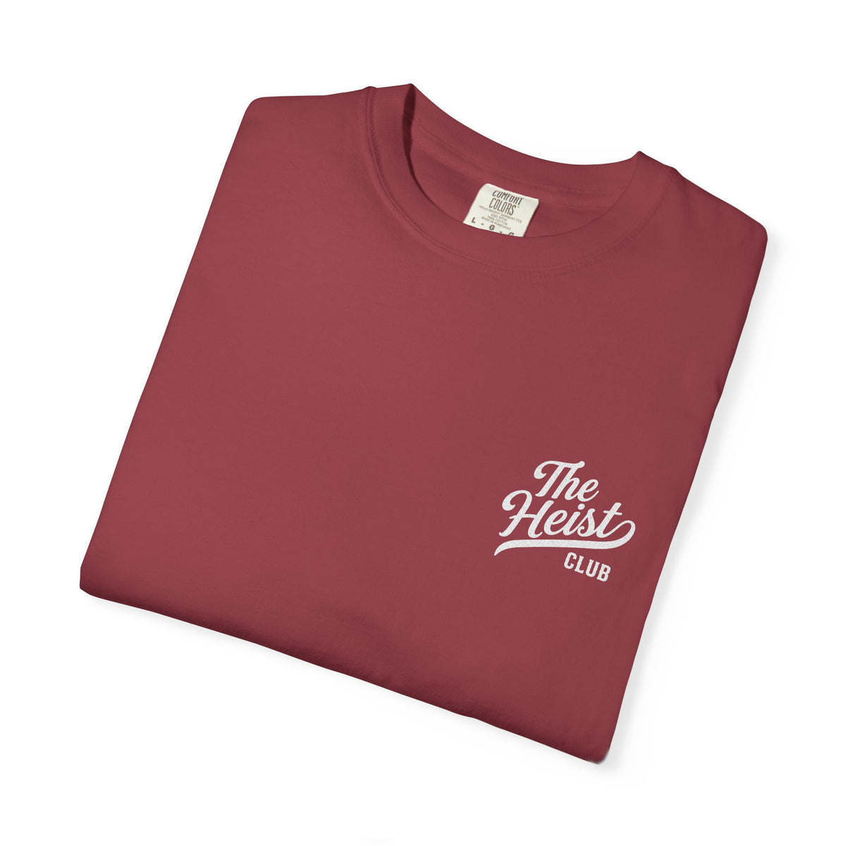 The Heist Club Minimal Logo Tee | Comfort Colors Garment-Dyed T-Shirt