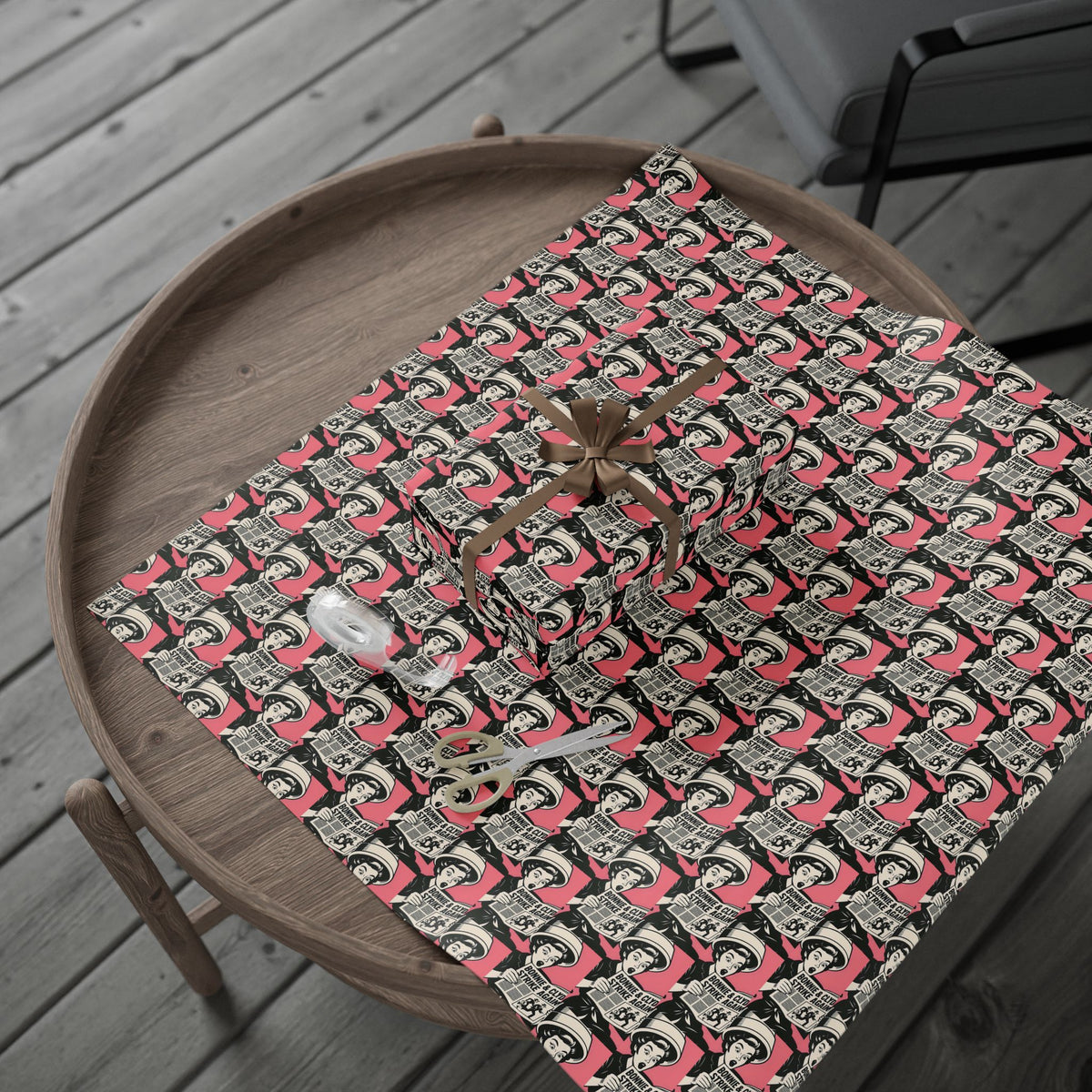 The Heist Club Vintage Gift Wrap