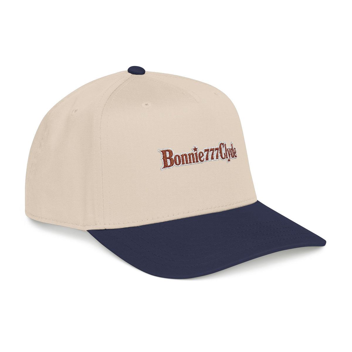 Bonnie777Clyde Two Tone Embroidered Cap