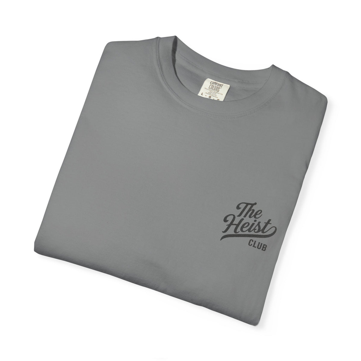 The Heist Club Minimal Logo Tee | Comfort Colors Garment-Dyed T-Shirt