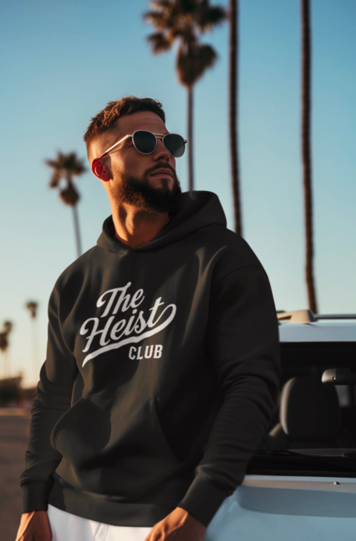 The Heist Club Classic Hoodie | Vintage Logo Pullover