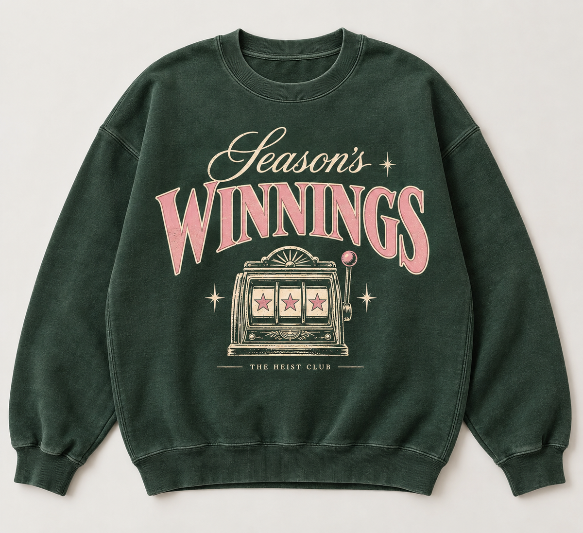 Season’s Winnings 777 Holiday Crewneck | The Heist Club