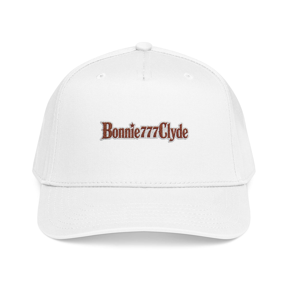Bonnie777Clyde Two Tone Embroidered Cap