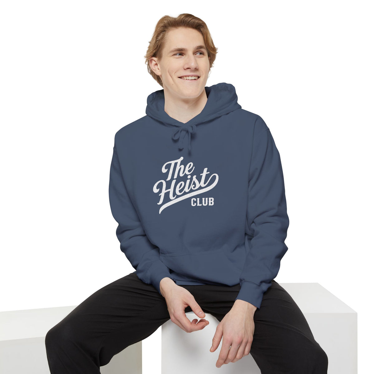 The Heist Club Classic Hoodie | Vintage Logo Pullover