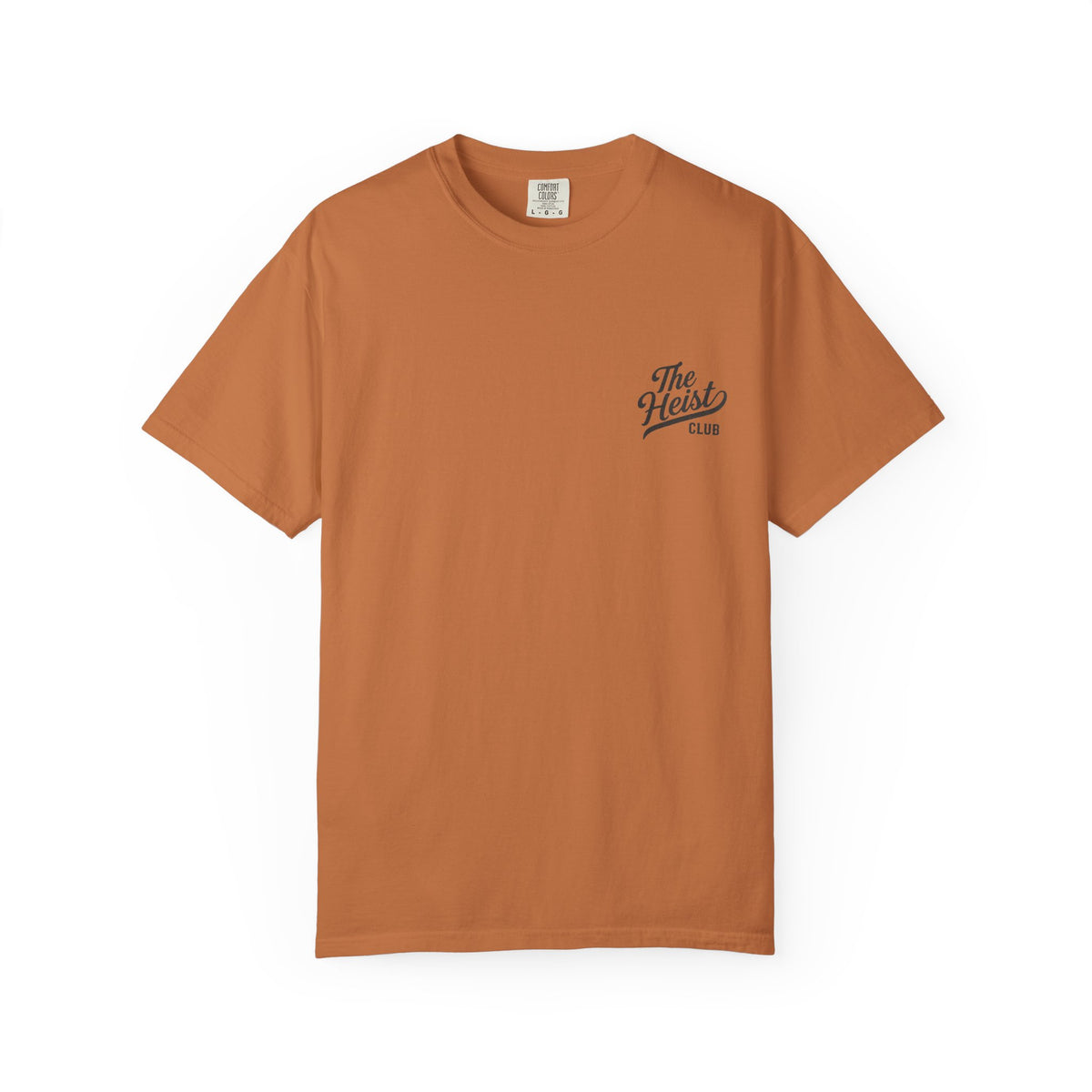The Heist Club Minimal Logo Tee | Comfort Colors Garment-Dyed T-Shirt