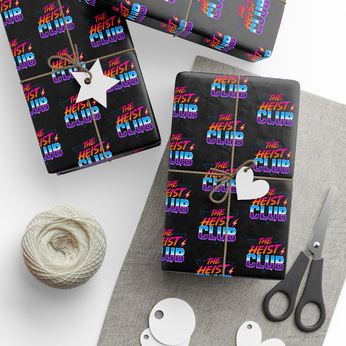 The Heist Club 80’s Gift Wrap