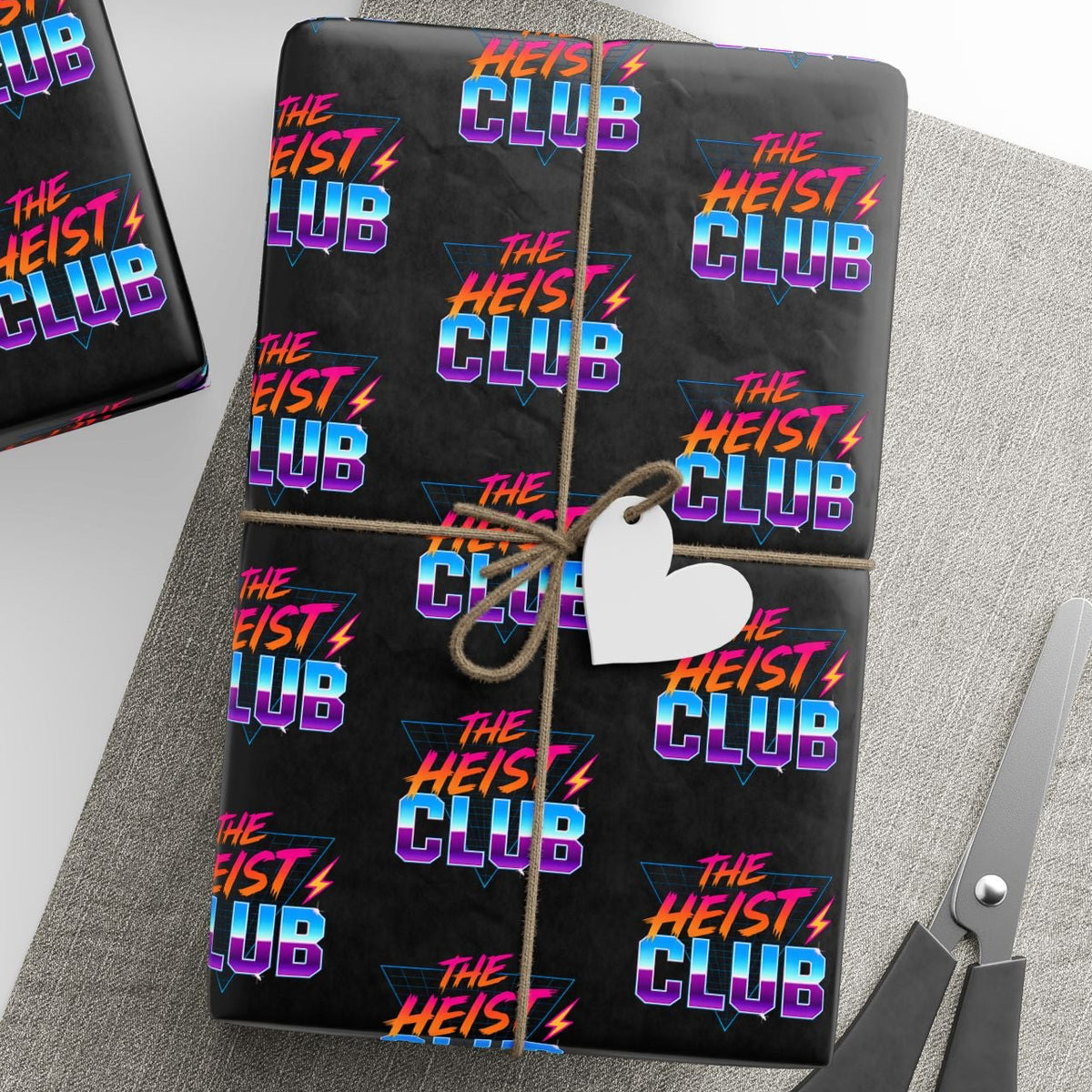 The Heist Club 80’s Gift Wrap