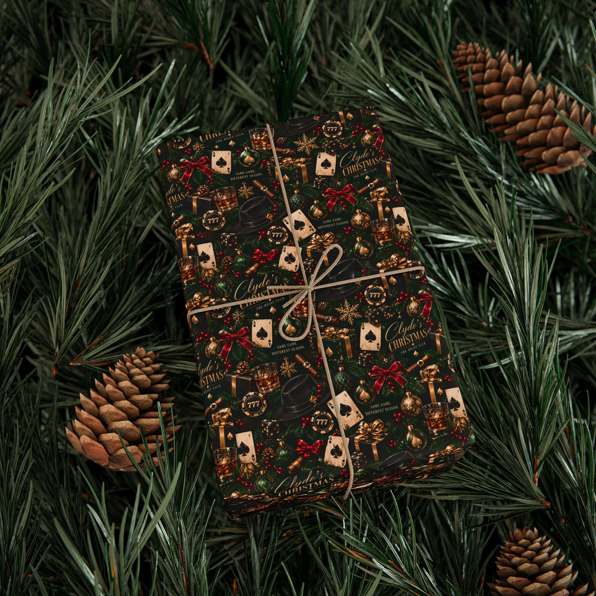 The Heist Club Clyde Casino Wrapping Paper