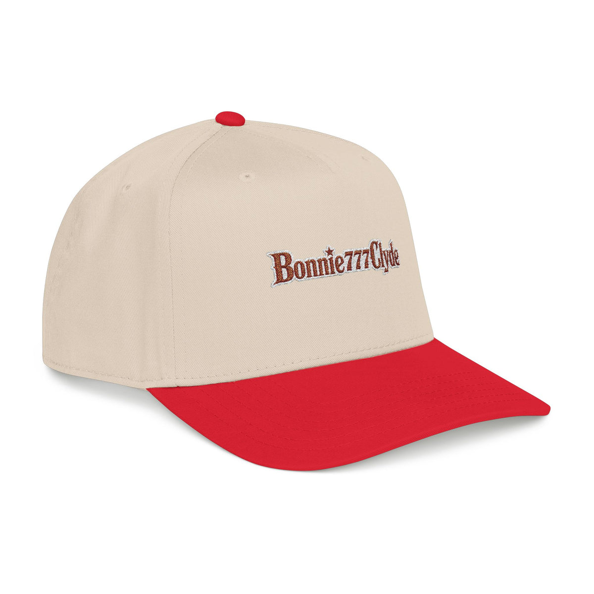 Bonnie777Clyde Two Tone Embroidered Cap