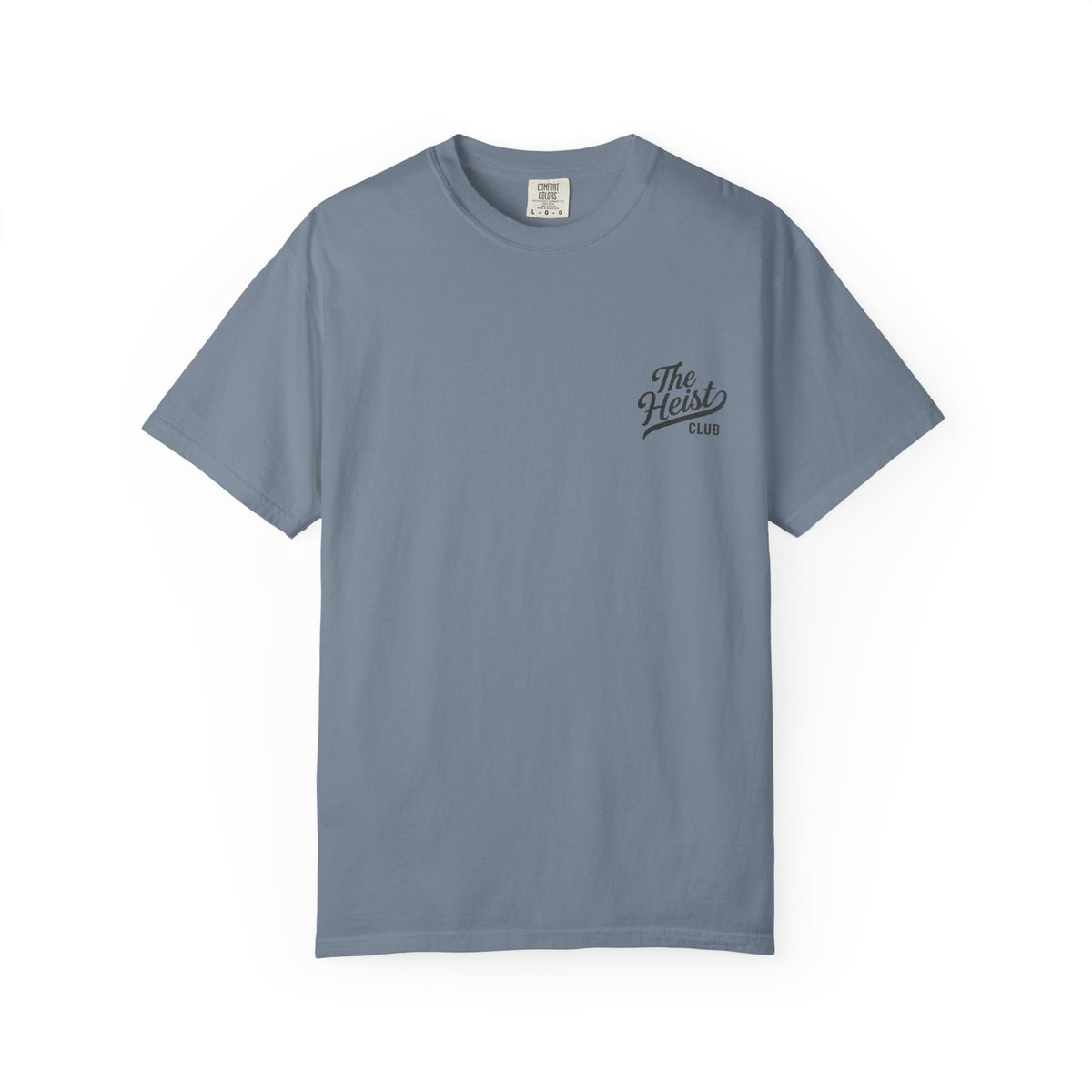The Heist Club Minimal Logo Tee | Comfort Colors Garment-Dyed T-Shirt