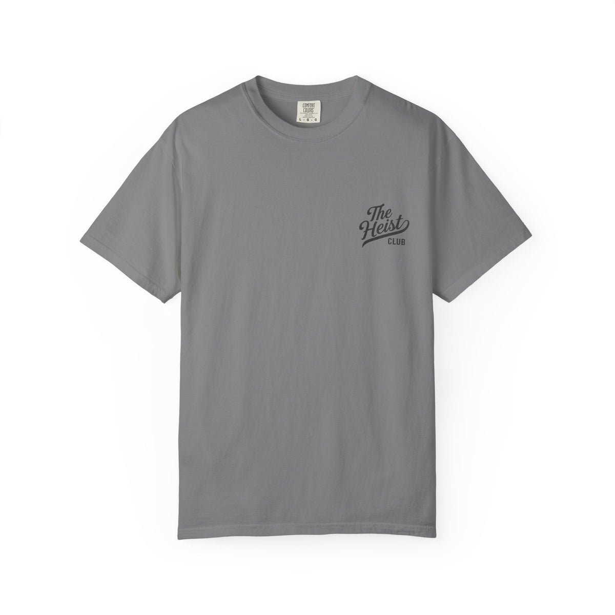 The Heist Club Minimal Logo Tee | Comfort Colors Garment-Dyed T-Shirt