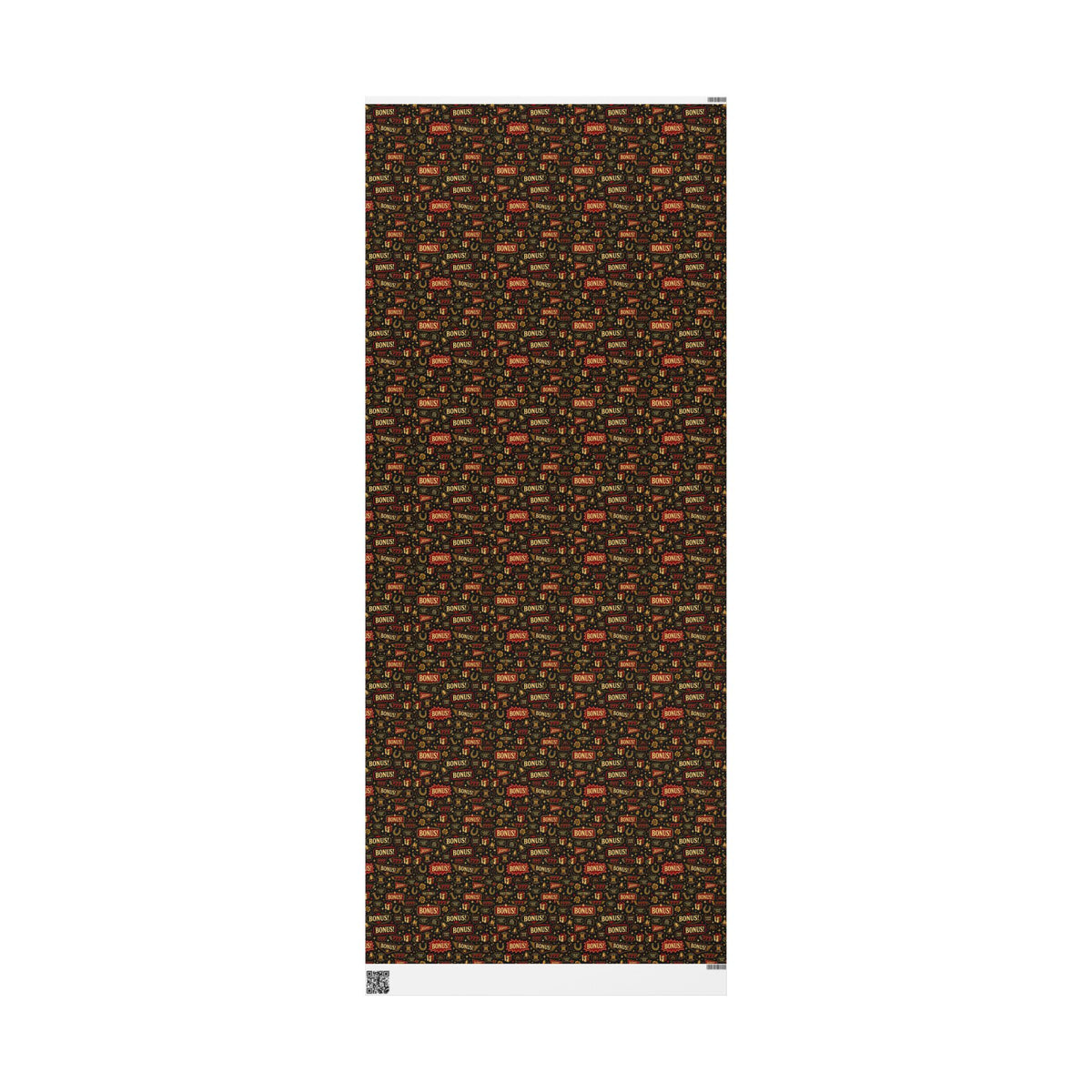 Jackpot Christmas Casino Wrapping Paper | The Heist Club
