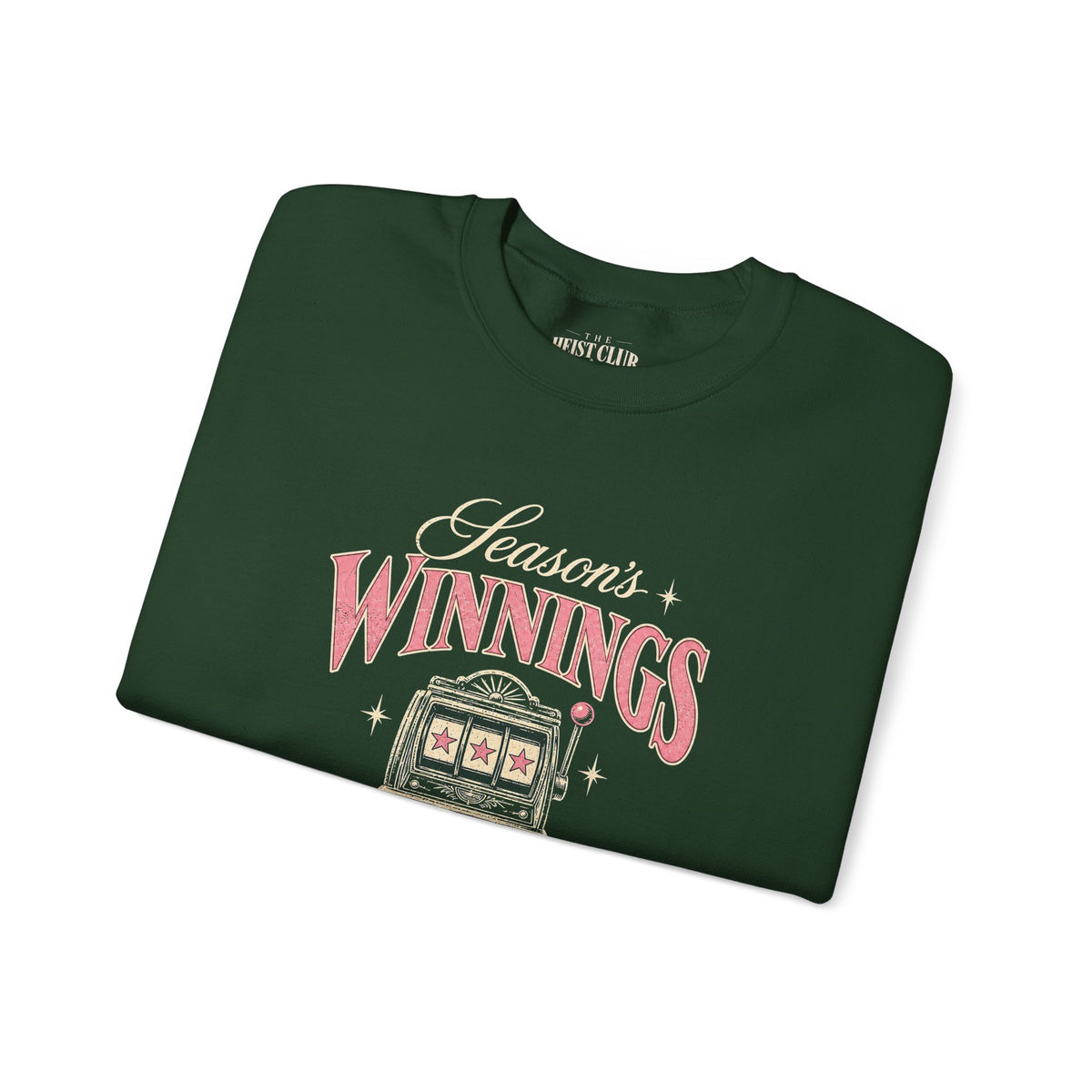 Season’s Winnings 777 Holiday Crewneck | The Heist Club