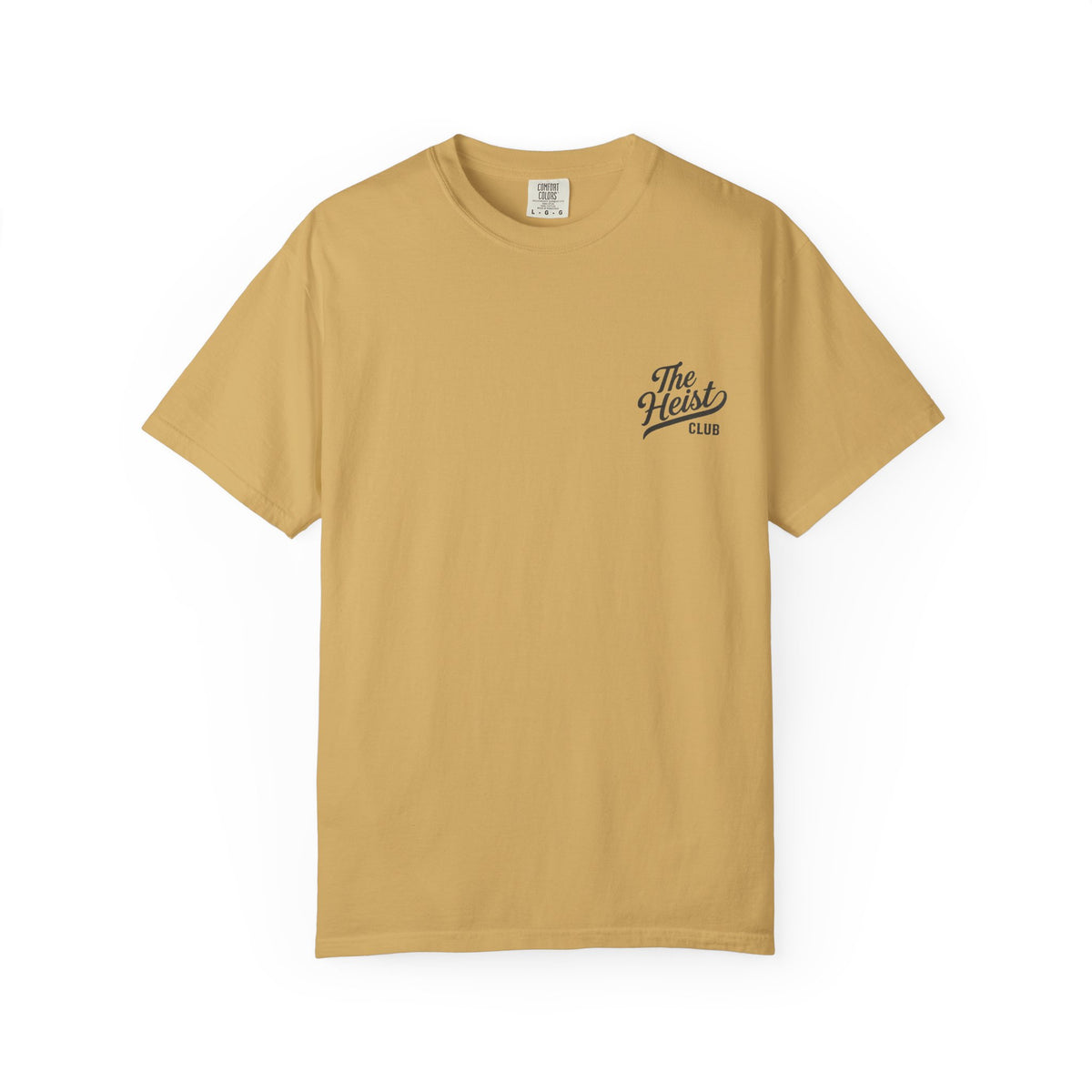 The Heist Club Minimal Logo Tee | Comfort Colors Garment-Dyed T-Shirt