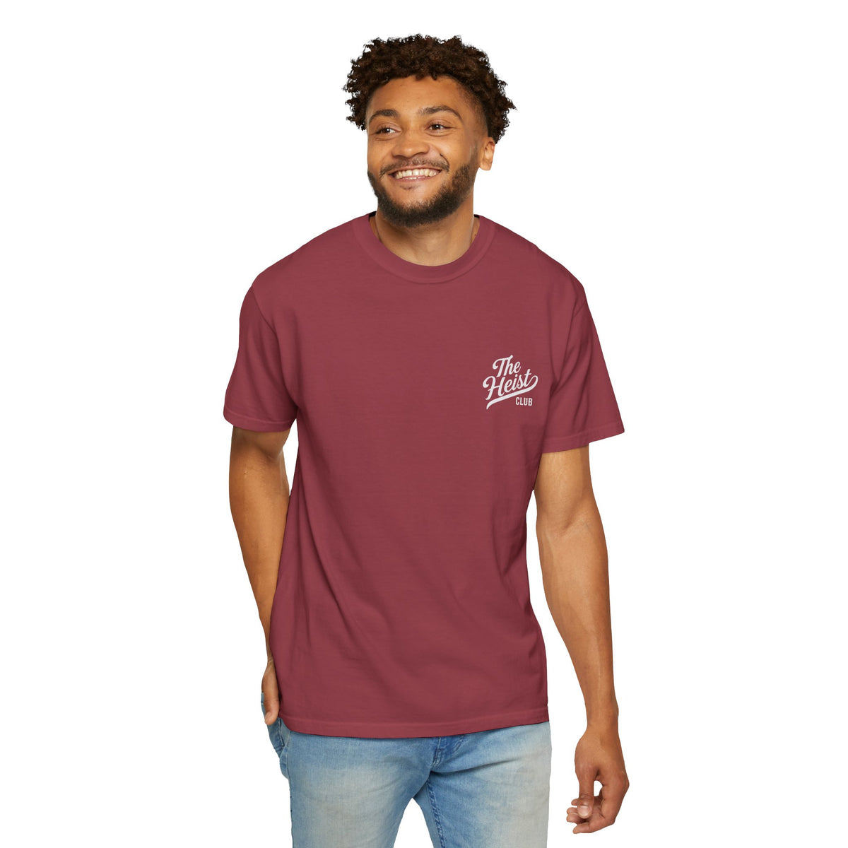 The Heist Club Minimal Logo Tee | Comfort Colors Garment-Dyed T-Shirt
