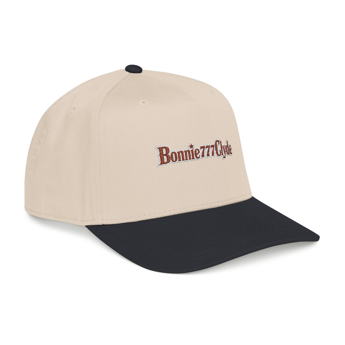 Bonnie777Clyde Two Tone Embroidered Cap