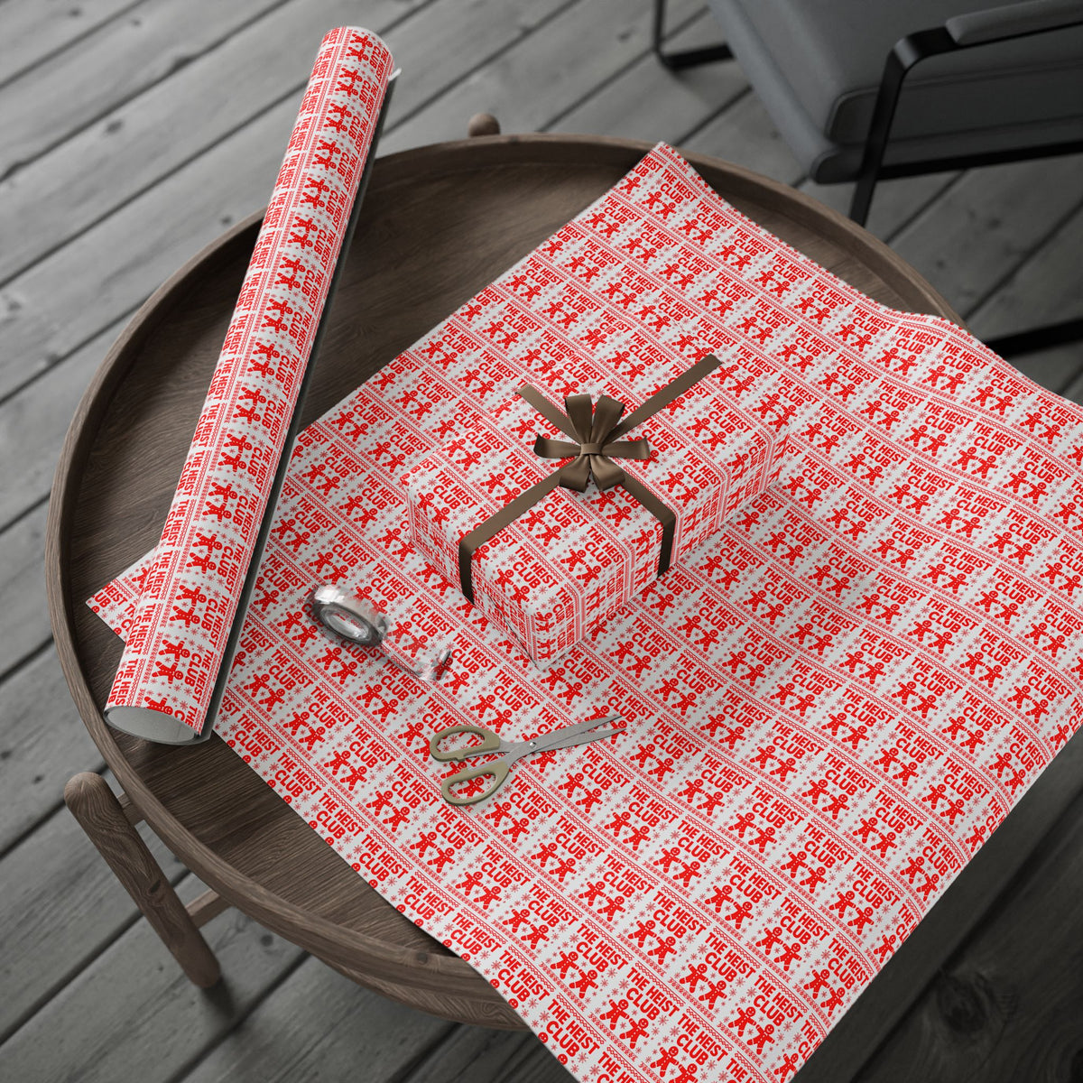 The Heist Club, Gingerbread Wrapping Paper