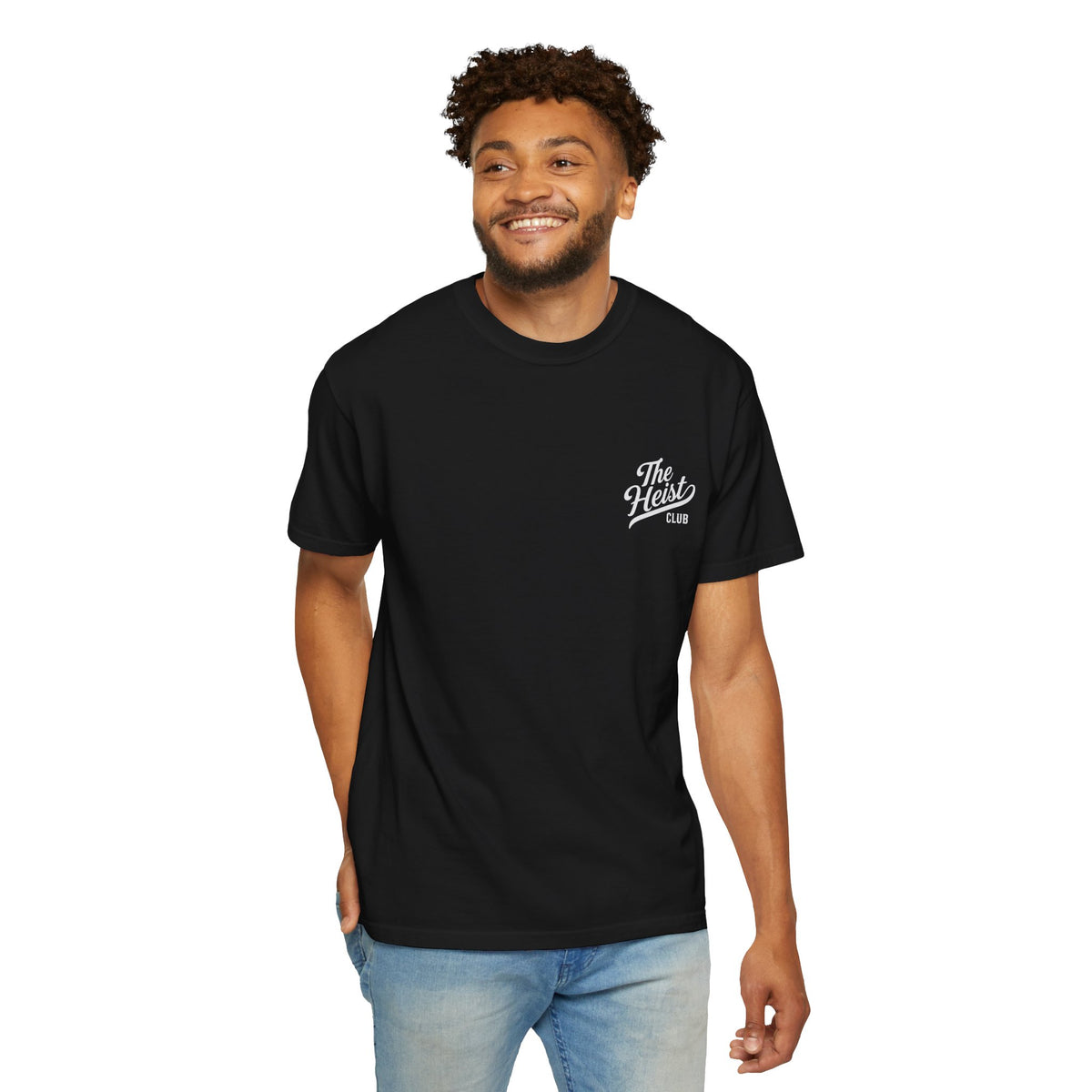 The Heist Club Minimal Logo Tee | Comfort Colors Garment-Dyed T-Shirt