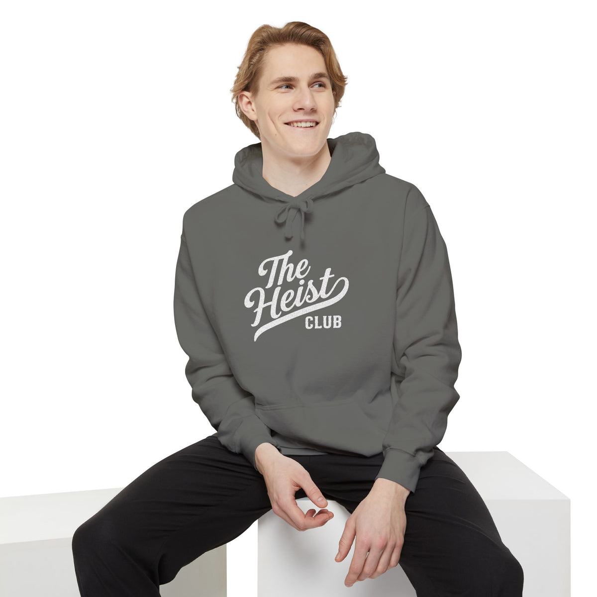 The Heist Club Classic Hoodie | Vintage Logo Pullover