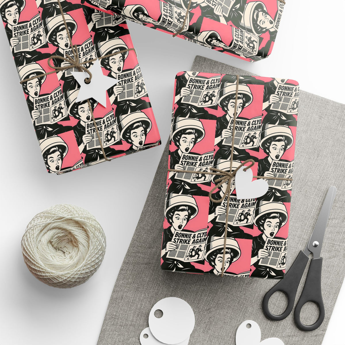 The Heist Club Vintage Gift Wrap