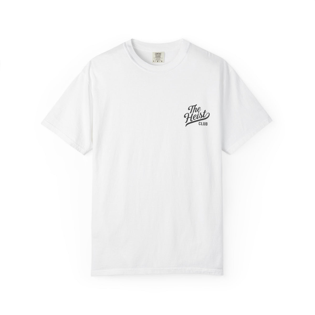 The Heist Club Minimal Logo Tee | Comfort Colors Garment-Dyed T-Shirt