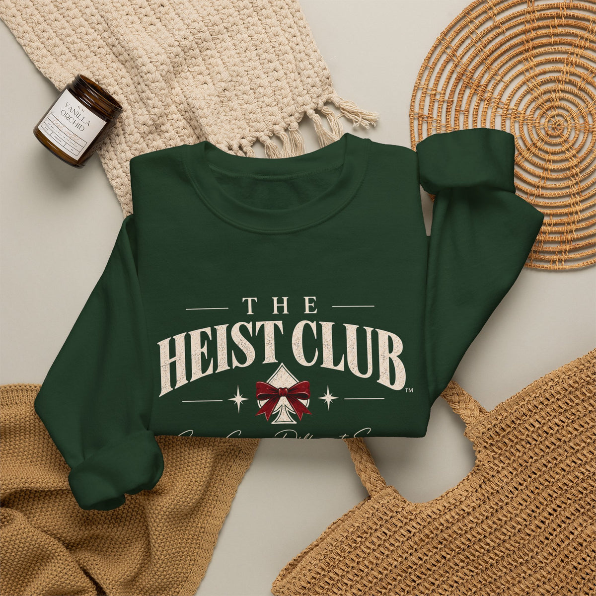 The Heist Club Holiday Crewneck Sweatshirt