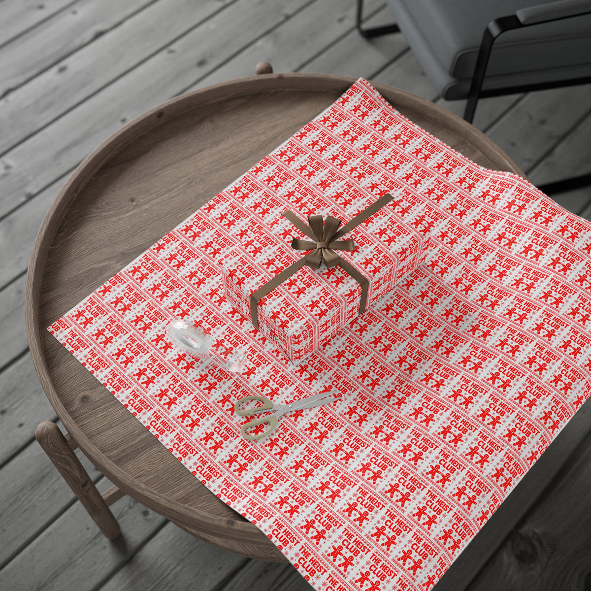 The Heist Club, Gingerbread Wrapping Paper